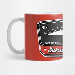 Sarcasm Meter - Retro Vintage Mug